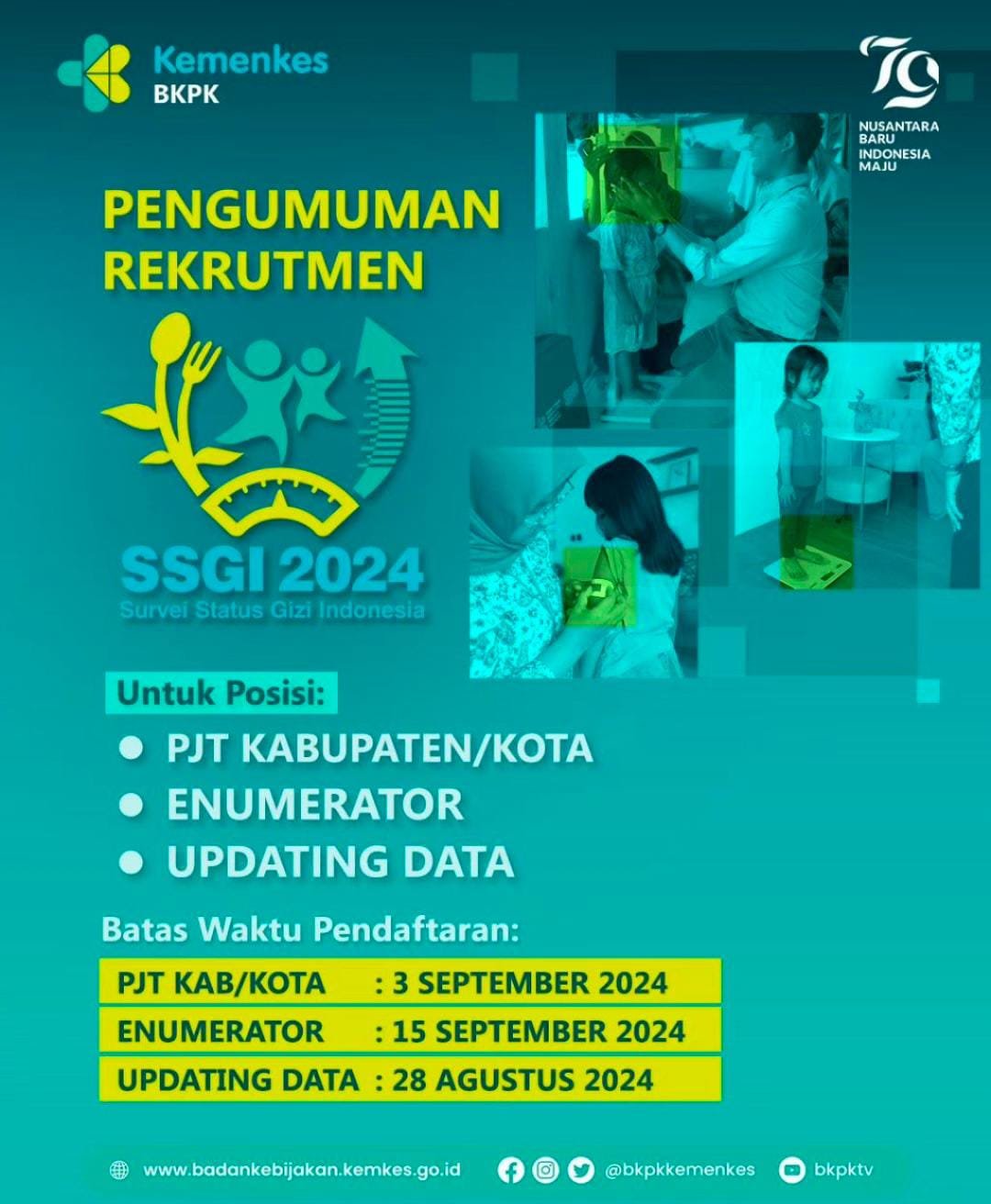 Pengumuman Rekrutmen SSGI 2024